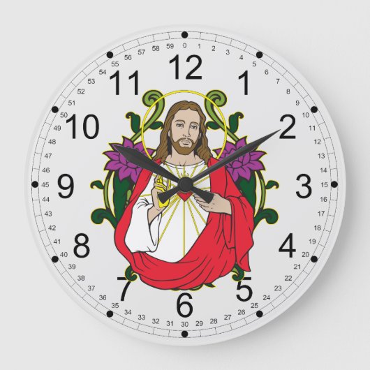 Jesus Sacred Heart Grote Klok (Voorkant)