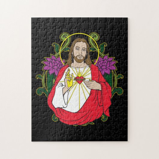 Jesus Sacred Heart Legpuzzel (Verticaal)
