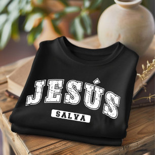 Jesús Salva déshonoré t-shirt chrétien espagnol