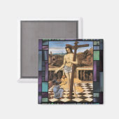 Jésus Sang Du Rédempteur Aimant Religieux (Recto/Verso)