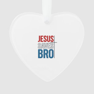 Jésus Sauve Frère Typographie Chrétienne Design T-