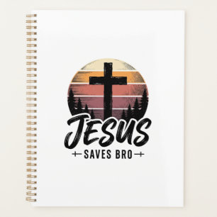 Jesus Sauve Frère Vintage Chemise Croix Chrétienne