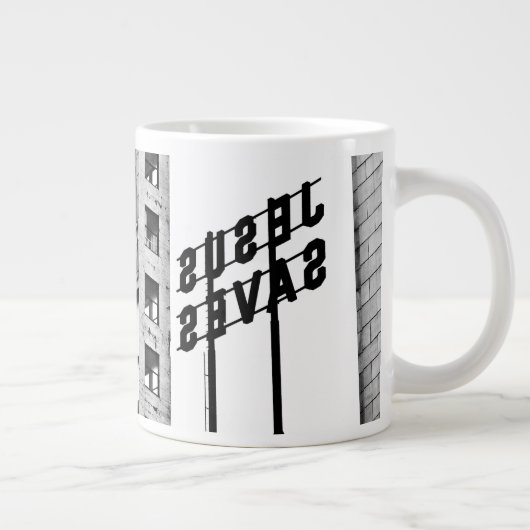 JESUS SAUVE Jumbo Mug (Droite)