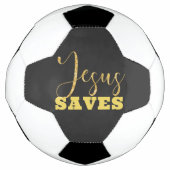 Jésus Sauve Paillettes Jaune Or (Devant)