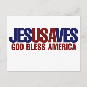 Jesus Saves Briefkaart