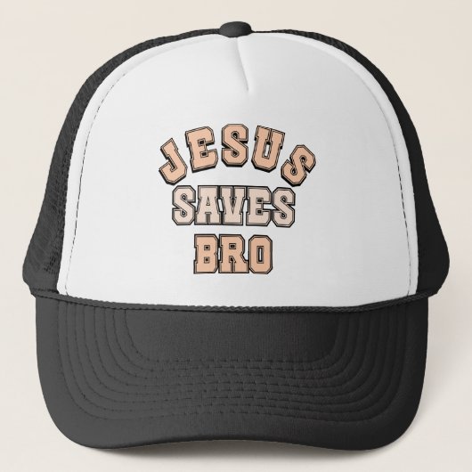 JESUS SAVES BRO VINTAGE TRUCKER PET (Voorkant)