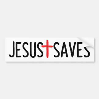JESUS SAVES BUMPERSTICKER