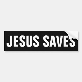 JESUS SAVES BUMPERSTICKER