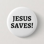 Jesus Saves Button (Voorkant)