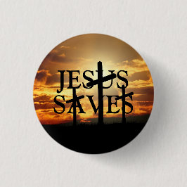 Jesus Saves Button