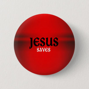 Jesus Saves Button