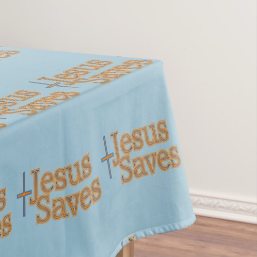 Jesus Saves Cross Tafelkleed (Voorbeeld)