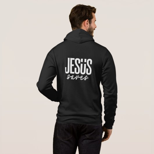 JESUS SAVES HOODIE (Achterkant volledig)
