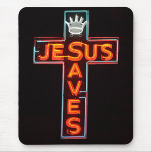 Jesus Saves Mousepad Muismat