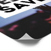 Jesus Saves Poster (Hoek)