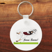 JESUS SAVES! SLEUTELHANGER (Voorkant)