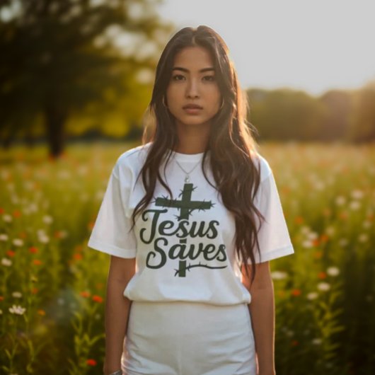Jesus Saves Tri-Blend Shirt