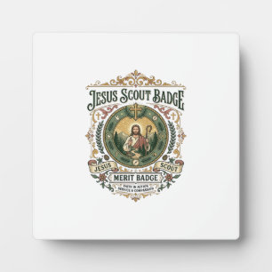 Jesus Scout Badge Verdienste Badge Jezus Scout Bad Fotoplaat