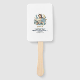 Jesus scrapbooking herinnering bewaren Moeder Vint Handwaaier