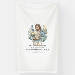 Jesus scrapbooking herinneringen bewaren Moeder Vi Spandoek