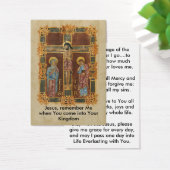 Jésus se souvient de moi carte de prière (Bureau)