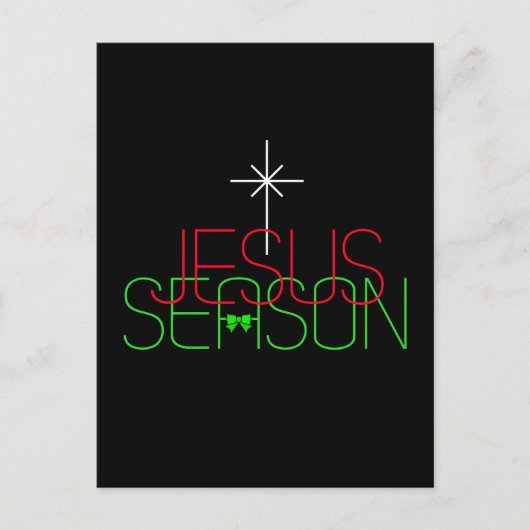 Jesus Season Briefkaart (Voorkant)