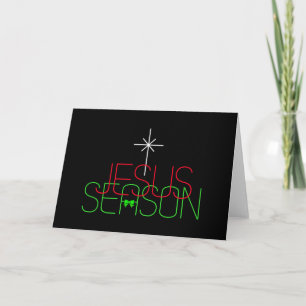 Jesus Season Feestdagen Kaart