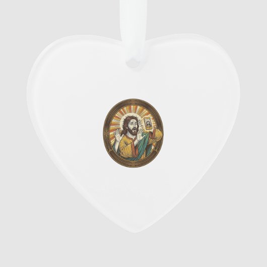 Jesus Selfie Accidentel avec Double Menton Caméra (devant)
