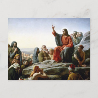 Jesus Sermon Briefkaart
