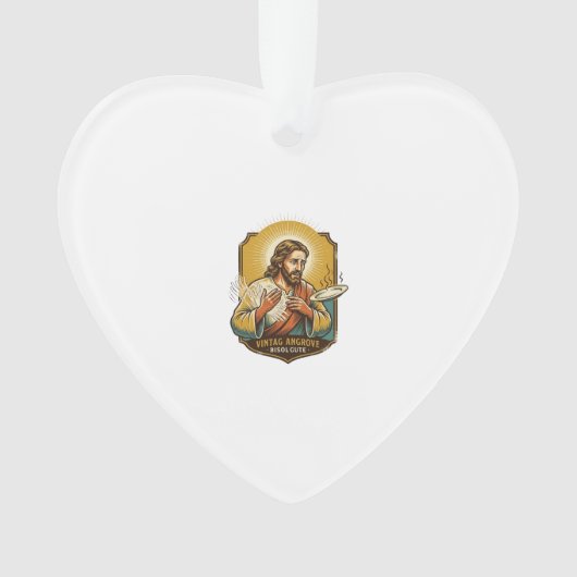 Jésus s'est brûlé le doigt en sortant l'assiette d (devant)