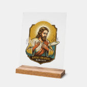 Jésus s'est brûlé le doigt en sortant l'assiette d (Angle)