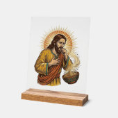 Jésus s'étouffant avec un miettes de chips de tort (Angle)
