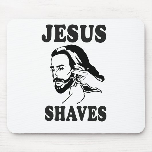 JESUS SHAVES MUISMAT (Voorkant)