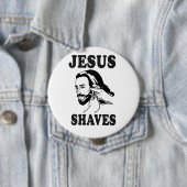 JESUS SHAVES RONDE BUTTON 4,0 CM (In situ)