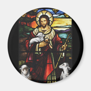 Jesus Shepherd met Zijn Schapen Magneet