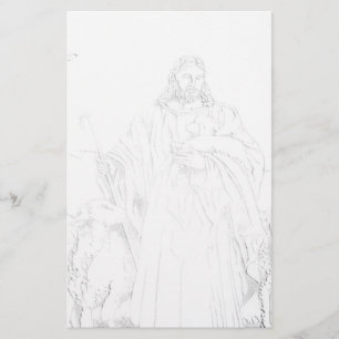 Jesus Shepherd Stationery Briefpapier