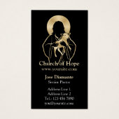 Jesus Shepherd Vertical Business Card (Devant)