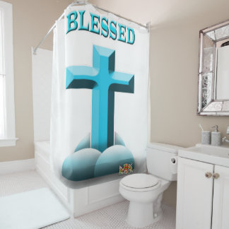 Jesus Shower Curtain Douchegordijn