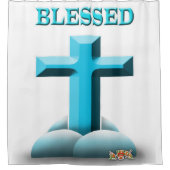 Jesus Shower Curtain Douchegordijn (Voorkant)