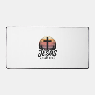 Jesus Slaat Bro Vintage Kruisshirt Christelijk Bureaumat