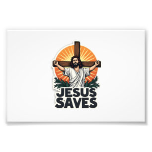 Jesus Slaat Oude Graveergeloof T-shirt (1) Foto Afdruk