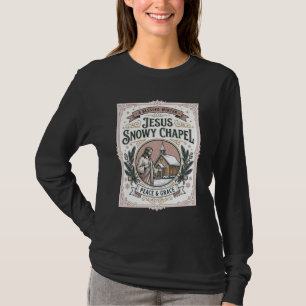 Jesus Sneeuwkapel Jezus Sneeuwkapel Christelijk Ge T-shirt