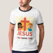 Jesus - Son Nom Uniquement T-shirt (Devant)