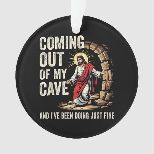 Jésus sortant de ma grotte (devant)