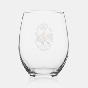 Jesus Sourdough Brood Gemeenschapsshirt Op geloof Wijnglas Zonder Voet
