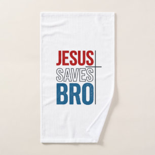 Jesus Spaart Bro Christelijke Typography T-Shirt O Handdoek