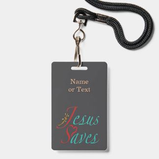 Jesus Spaart Christelijke Citaat Zwart Badge