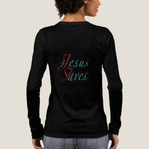 Jesus Spaart Christelijke Spreuk Tri-Blend Shirt