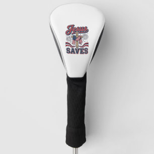 Jesus Spaart Patriottische Christelijke Vintage T- Golfheadcover