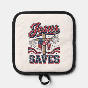 Jesus Spaart Patriottische Christelijke Vintage T- Pannenlap